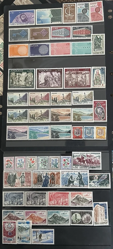 Andorra 1961-1971 emisiones MH - Imagen 1 de 1