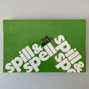 Instructions For 1978 Spill & Spell Dimensional Crossword Game Parker Brothers - Picture 1 of 3