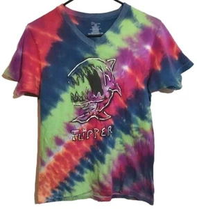 Flipper Tye Dye T Shirt Custom Unisex Vtg Sz S Hippiecore PUNK Band Custom Tee - Picture 1 of 4