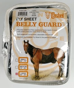 Cashel Horse Fly Sheet Belly Guard Large Black 82"-84" Protection NEW NIB A785 - Picture 1 of 2