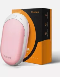 Ocoopa 7800mAh Wiederaufladbarer Handwärmer, 3 Heizstufen USB Typ C Plus - Pink - Bild 1 von 7