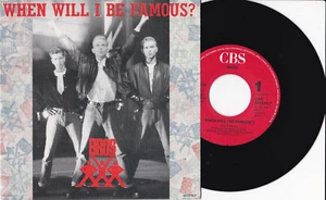 Bros ‎-When Will I Be Famous? / Love To Hate You- 7" 45 CBS near mint - Picture 1 of 1
