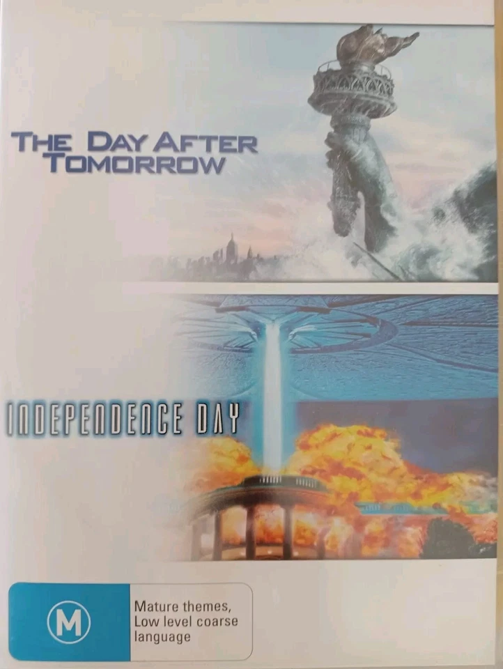 Day after Tomorrow, the / Independence Day (DVD, 2 Movie Box Set Free Postage) - image 1 of 1