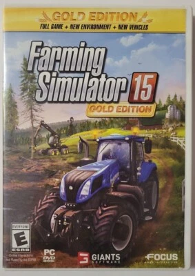 Farming Simulator 15 Gold Edition PC Game 2015 Windows DVD-ROM Giants Software  - Image 1 of 4