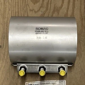 ROMAC SS1-7,46 x 10 Edelstahl REPARATURKLEMME 7,05-7,46 x 10" lang 111-07461000, AC - Bild 1 von 14
