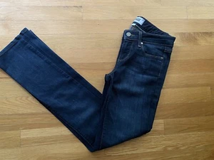EUC PRE-OWNED WOMENS PAIGE SKYLINE STRAIGHT BLUE JEANS SZ-25 - Picture 1 of 4