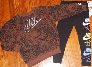 NIKE SPORT AUTHENTIC TODDLERS GIRLS BRAND NEW ORIGINAL 2Pc SET Size 6, NWT - Picture 1 of 7