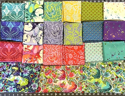 Paquete Tula Pinkerville 21 cuartos de grasa tela unicornios fuera de stock Foto 1 de 4