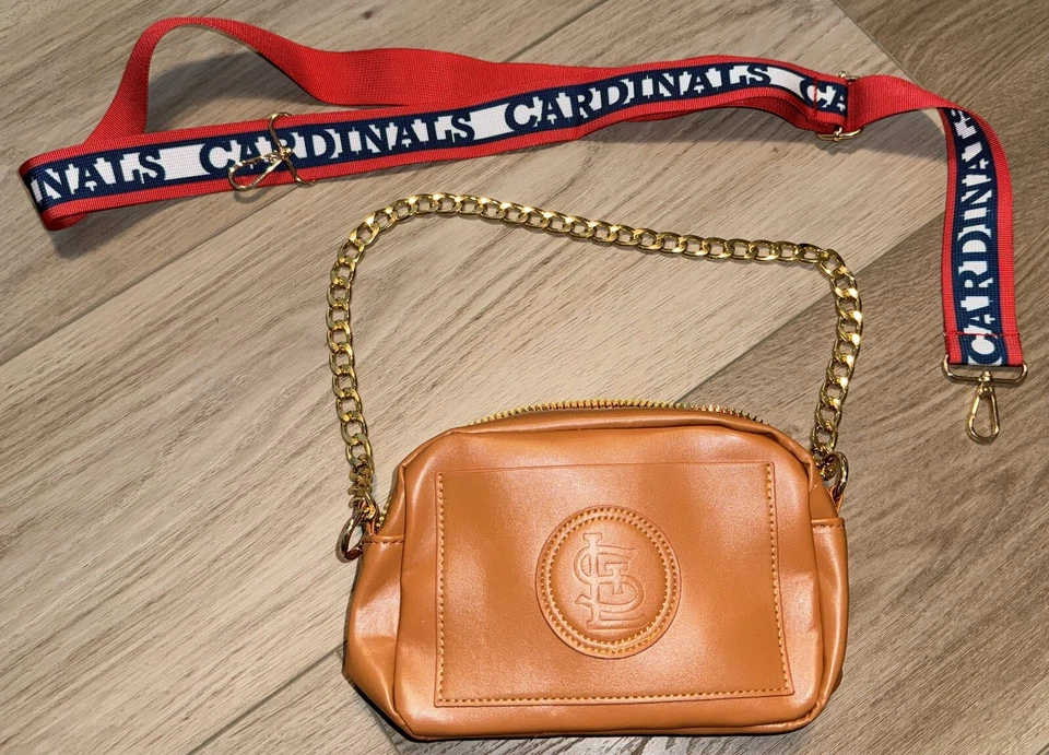 ¡NUEVO Bolso de Mano Cartera Cardenales de San Luis SGA Bronceado 5/5/24! Foto 1 de 1