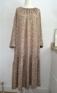 H&M ditsy floral relaxed fit tiered prairie dress size XL - Picture 1 of 13