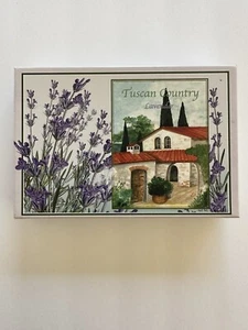 Lavender Soaps Made in Italy in Gift Box Tuscan Country- Set of 4 Sculpted - Picture 1 of 5