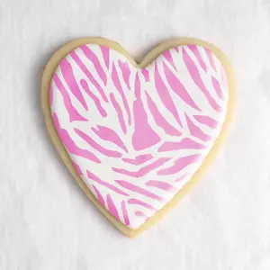 Zebra Cookie Stencil - Durable & Reusable Mylar Stencils - Picture 1 of 6