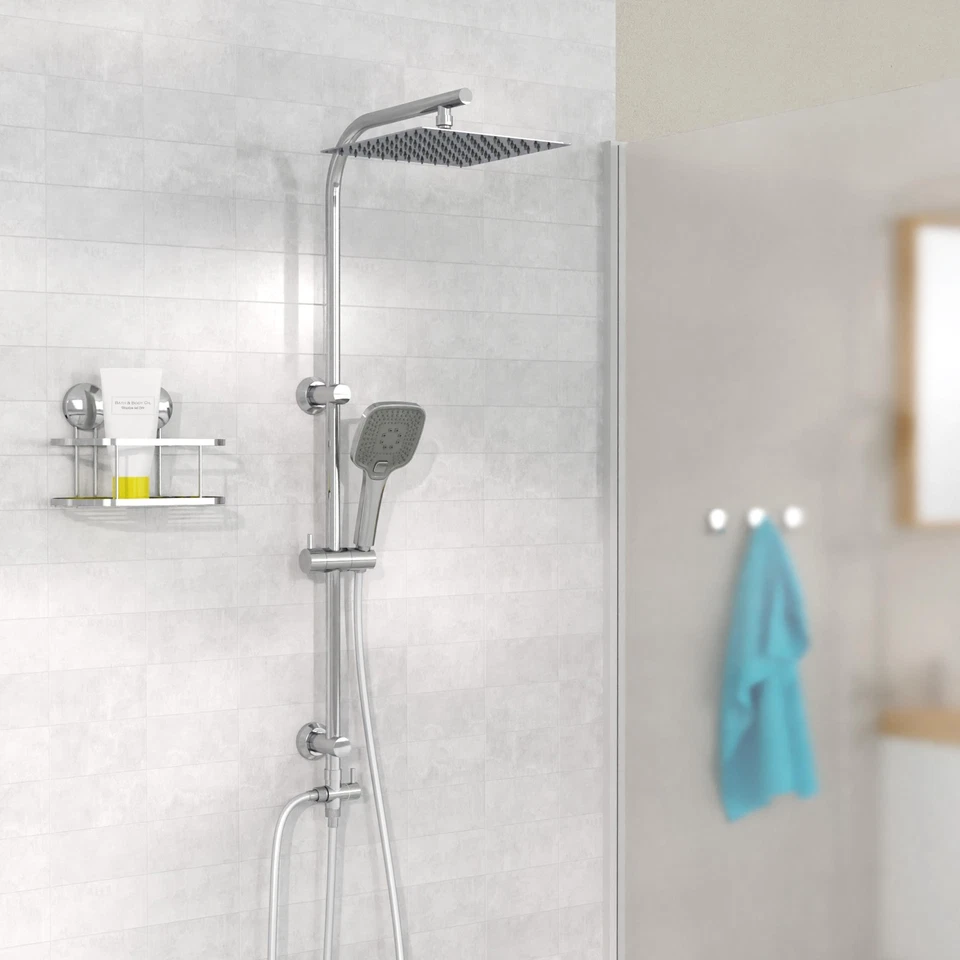 Überkopfbrauseset | Regendusche | Duschset | Edelstahl | Duschsystem | Dusche - Bild 1 von 1