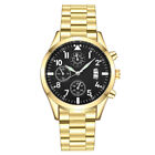 Men's Business Casual Luminous Chronograph Calendar Quartz Wrist Watch Gifts A