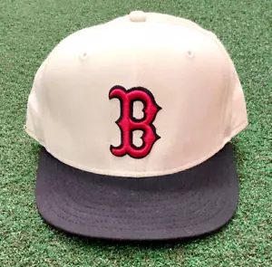 *VTG* New Boston Red Sox Fitted Hat Cap New Era 100% Wool USA 5950 Pro Model - Picture 1 of 4