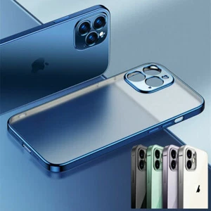 Matte Clear Case For iPhone 14 13 12 11 Pro Max Mini XS Xs XR 8 7 SE Shockproof - Picture 1 of 21
