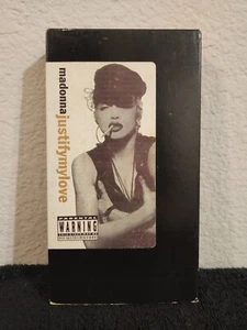 MADONNA Justify My Love VHS (1990) Very Good Condition - Picture 1 of 4