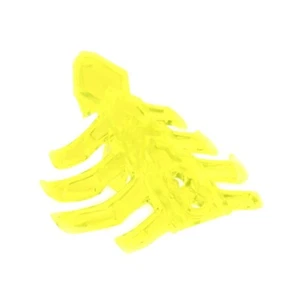 1x Lego Bionicle Figures Chest Armor Transparent Neon Green 8 Ribs 71316 20473 - Picture 1 of 2