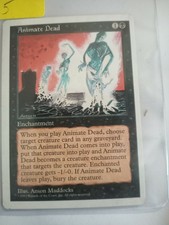 Magic The Gathering 4th Edition Animate Dead