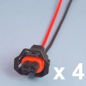 4x Vauxhall Vivaro 1.9 CDTI Pre Wired Bosch Diesel Injector Connector 1928403874 - Picture 1 of 3