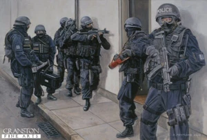 Northern Ireland troubles Military art print SSU/HMSU Assault team - Picture 1 of 1
