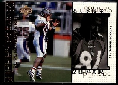 1998 Upper Deck #S14 Shannon Sharpe Super Powers Denver Broncos - Image 1 of 2