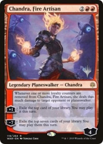 Chandra, Fire Artisan - Promo Pack - Promo Pack: Throne of Eldraine #119/264 MTG - Image 1 of 1