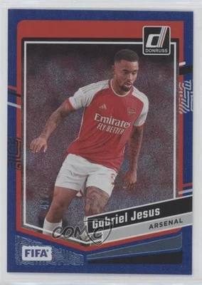 2023-24 Panini Donruss FIFA Azul/49 Gabriel Jesus #74 1 pieza0 Foto 1 de 3