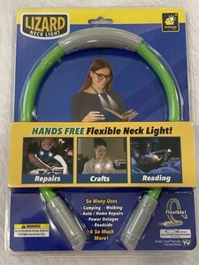 Lizard Neck Book Reading Light, Flexible 3 Temp ~ AS SEEN ON TV ~ NEW Unopened - Picture 1 of 4