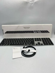 Magic Keyboard z Touch ID i klawiaturą numeryczną do komputerów Mac z silikonem Apple - Zdjęcie 1 z 7