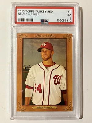 2013 Topps Turkey Red Bryce Harper #8 PSA 5 - Image 1 of 2