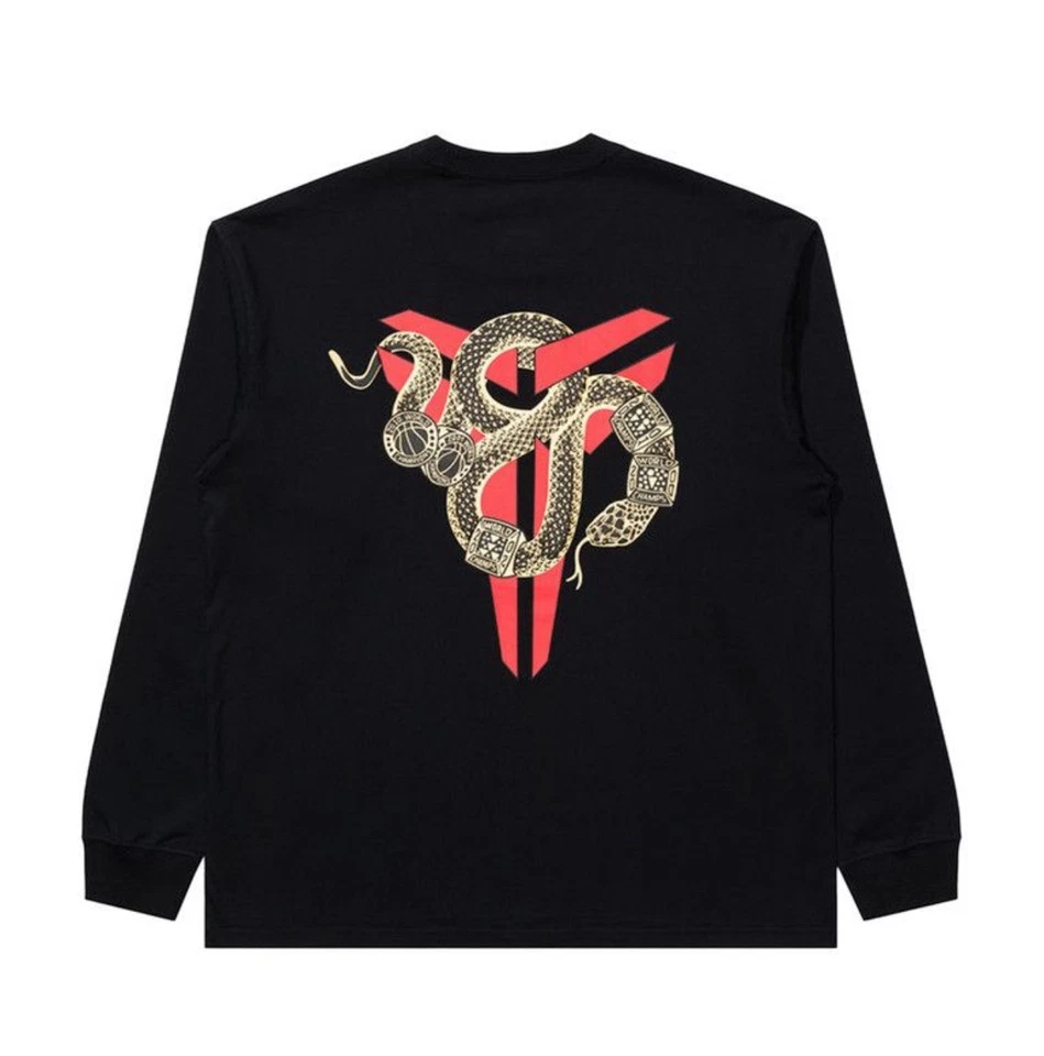 Nike x Kobe "Año de la Mamba" Max90 Camiseta Manga Larga Negra Para Hombre — XXL-NUEVA Foto 1 de 4