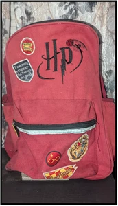 Vintage 90s Harry Potter Embroidered Backpack with special features, 18 in. - Picture 1 of 18