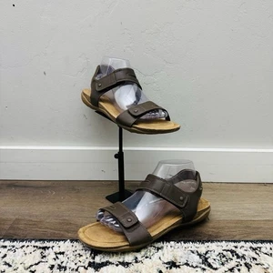 Sandalias Khombu K Comfort Solace Ava de cuero marrón para mujer talla 9’ - Imagen 1 de 12