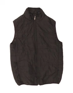 CHAPS Womens Padded Gilet UK 10 Small Black Polyester DC15 - Picture 1 of 3