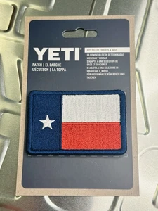 YETI TEXAS FLAG PATCH - TEXAS FITS COOLERS BAGS EXCLUSIVE RARE NEW - Picture 1 of 1
