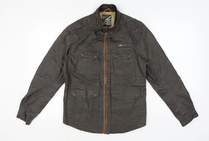 F.F.P. Men's Brown Military Style Jacket S - Picture 1 of 12