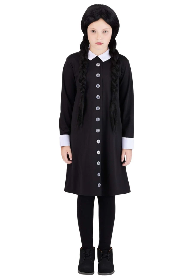 Disfraz Essential Wednesday Addams para niña Foto 1 de 1