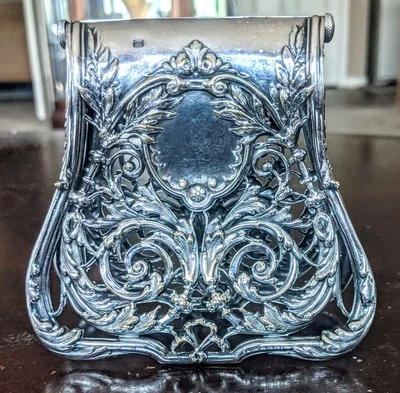 Pinzas antiguas para espárragos Christofle francesas Art Nouveau agarre sándwich c1883 COMO ESTÁN Foto 1 de 4