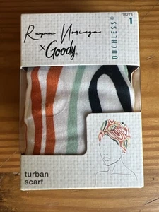 Tru X Reyna Noriega Collab Ouchless® Leaf Print Turban Multicolor Swirl, 1 CT - Imagen 1 de 4