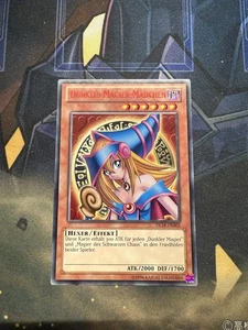 GERMAN YUGIOH Dark Magician Girl DL18-EN003 Red Rare Nm - Picture 1 of 2
