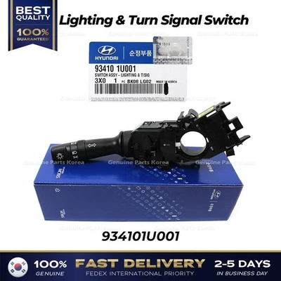 ⭐Genuino⭐ Interruptor de iluminación y señal de giro 934101U001 para Hyundai Elantra Kia Forte Foto 1 de 4