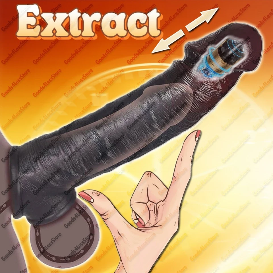 Más grande-masculino-pollo-circunferencia-amplificador-potenciador-pene-extensión-extensor-vaina-manga Foto 1 de 4