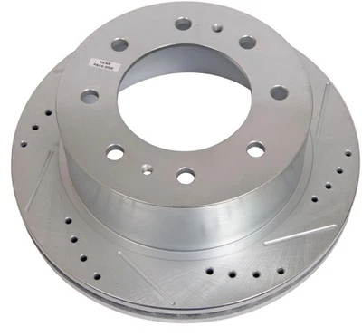 Power Stop Rear Right EVO Drilled & Slotted Rotor Fits 11-20 GMC Sierra 3500 HD - Image 1 of 4