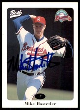 1996 Best Richmond Braves Mike Hostetler IP Signed Auto Richmond Braves #17