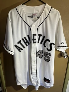 Authentic Vintage Rawlings Modesto Oakland Athletics A's Baseball Jersey - Picture 1 of 5