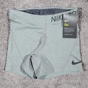 NEW! NIKE [XS] Women's  Tight Fit COMPRESSION Yoga/Gym Shorts, Gray, 897820-091 - Picture 1 of 7