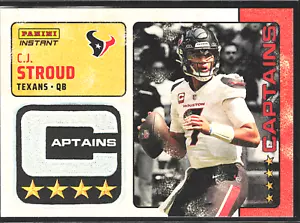 CJ Stroud Football Card 2024 Panini Captains Limited Only 351 Made! - Bild 1 von 2
