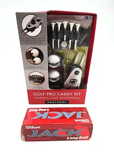 Protocol Golf Pro Caddy Kit Essential Golf Accessories & Box Of Wilson Long Ball - Picture 1 of 14