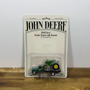 Ertl John Deere 1:64 Car 1950 Chevy Dealer Truck Tractor #5933 Vintage 1996  - Picture 1 of 5